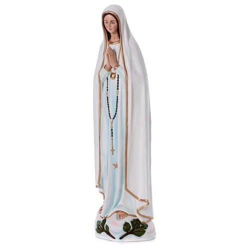 Our Lady of Fatima, statue in coloured fiberglass, 100cm 3