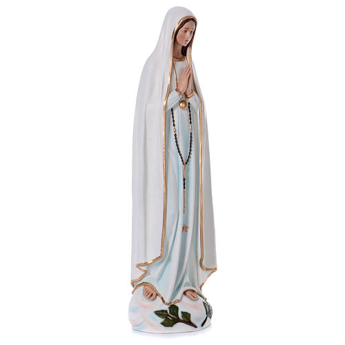 Our Lady of Fatima, statue in coloured fiberglass, 100cm 4