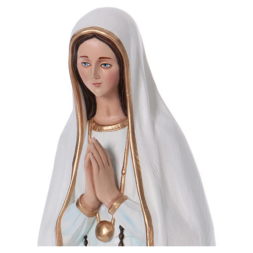 Madonna di Fatima 100 cm in vetroresina colorata 2