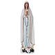 Madonna di Fatima 100 cm in vetroresina colorata s1