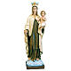 Our Lady of Mount Carmel, statue in painted fiberglass, 80cm s1