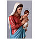 Madonna with child, 50 in, painted fibreglass statue s5