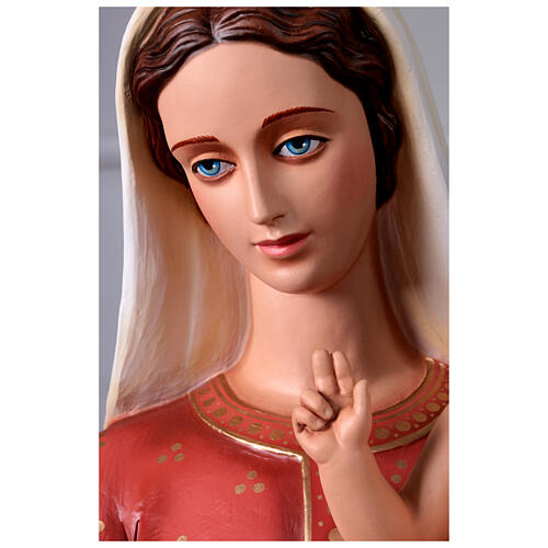 Madonna con bimbo 135 cm in vetroresina dipinta 6