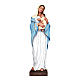 Virgin Mary with baby, statue in coloured fiberglass, 100cm s1