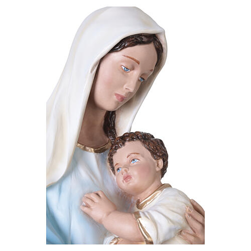 Matka Boża z Dzieciątkiem 100 cm fiberglass kolorowy 4