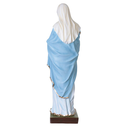 Virgin Mary with baby, statue in coloured fiberglass, 100cm 12