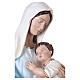 Virgin Mary with baby, statue in coloured fiberglass, 100cm s4