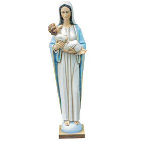 Statuen aus Fiberglas: Gottesmutter mit Christkind 115 cm Fiberglas