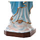 Virgin Mary with baby and light blue dress statue in fiberglass, s8