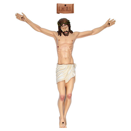 Corpo di Cristo 90 cm in vetroresina dipinta 1