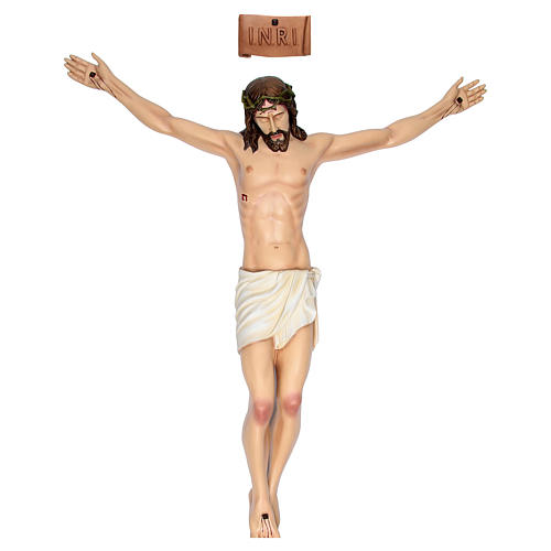 Corpo de Cristo 90 cm Fibra de Vidro Pintada 1