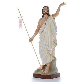 Resurrected Christ, statue in painted fiberglass, 130cm
