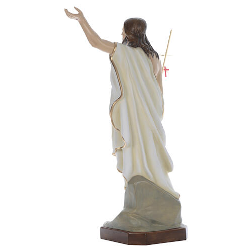 Cristo Resucitado 130 cm belén fibra de vidrio coloreada 7