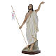 Cristo Resucitado 130 cm belén fibra de vidrio coloreada s4