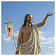 Jezus Zmartwychwstały 130 cm fiberglass malowana s3
