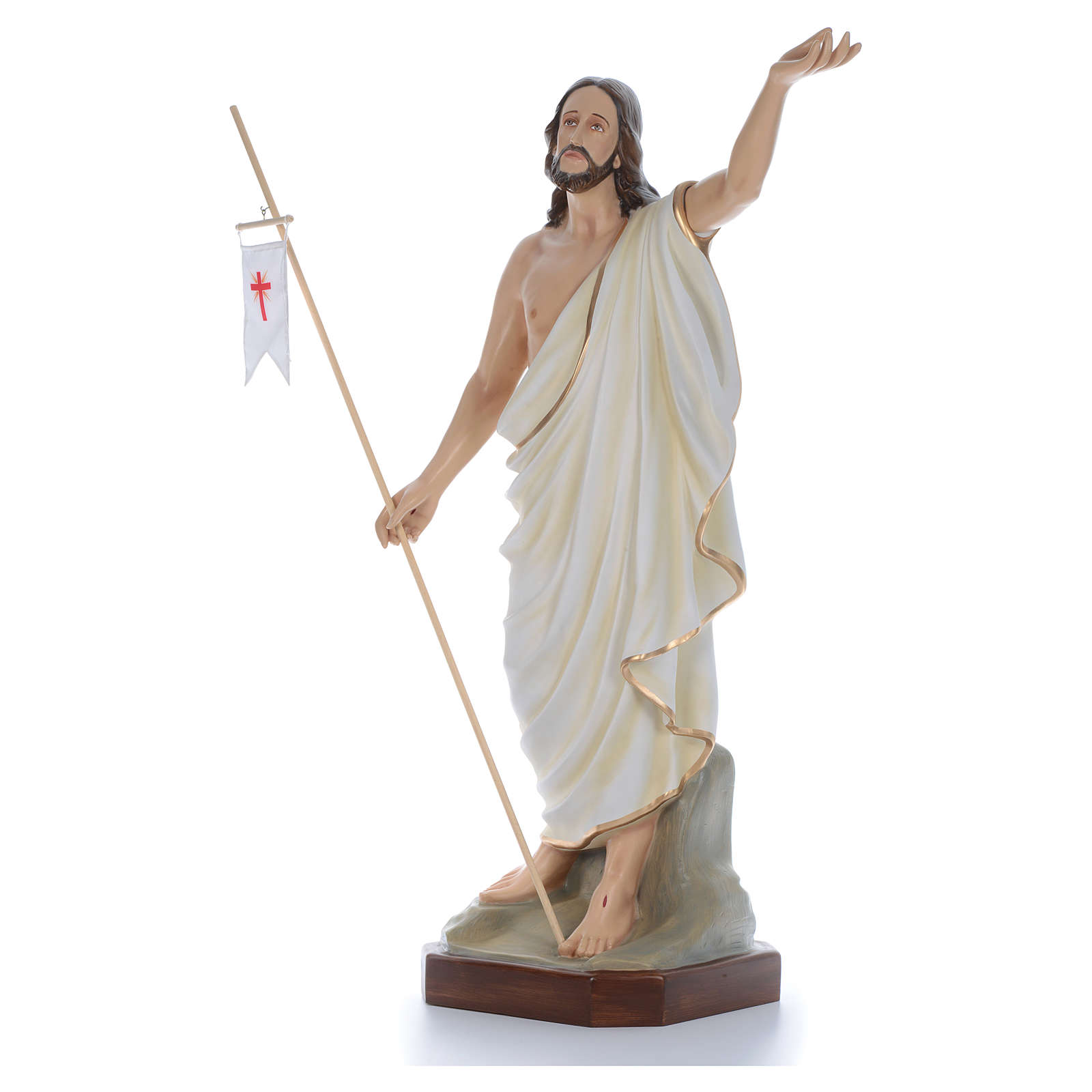 Resurrected Christ, statue in painted fiberglass, 130cm | online sales ...