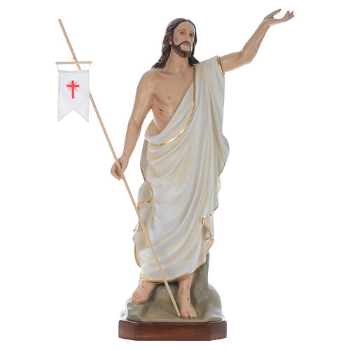 Resurrected Christ, statue in painted fiberglass, 130cm 1