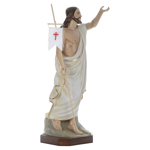 Resurrected Christ, statue in painted fiberglass, 130cm 6