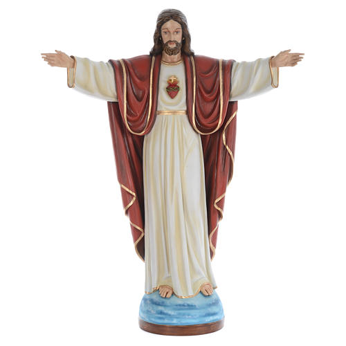 Christ the Redeemer, statue in painted fiberglass, 160cm 1