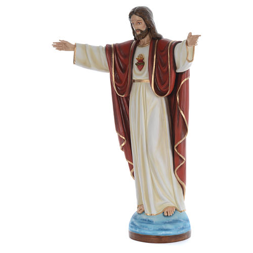 Christ the Redeemer, statue in painted fiberglass, 160cm 2