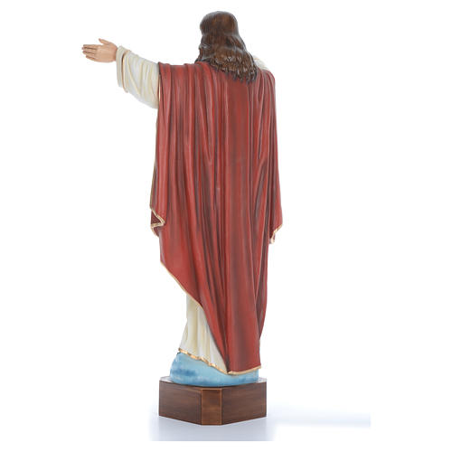 Christ rédempteur fibre de verre peint 100cm 4