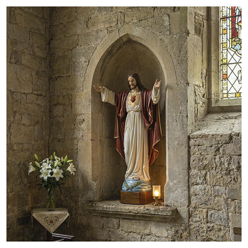 Cristo Redentore 100 cm vetroresina dipinta 4