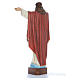 Christ the Redeemer, statue in painted fiberglass, 100cm s4
