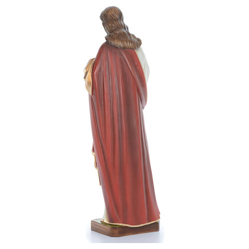 Christ Blessing, statue in painted fiberglass, 100cm 4