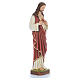 Sacred Heart of Jesus, statue in painted fiberglass, 100cm s3