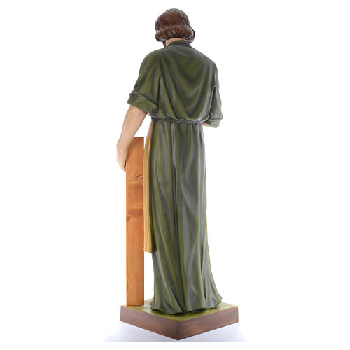 Saint Joseph the Carpenter, statue in painted fiberglass, 150cm 3