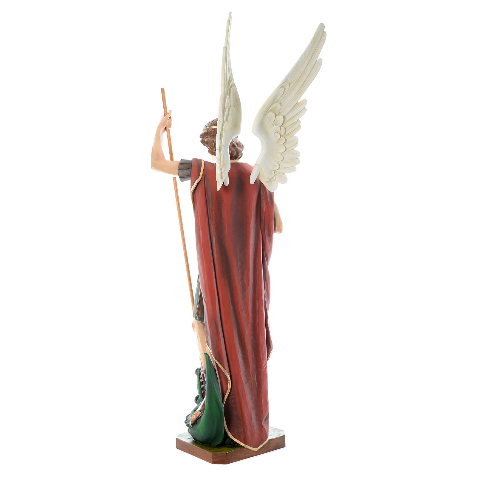 Saint Michael archangel, statue in painted fiberglass, 180cm | online