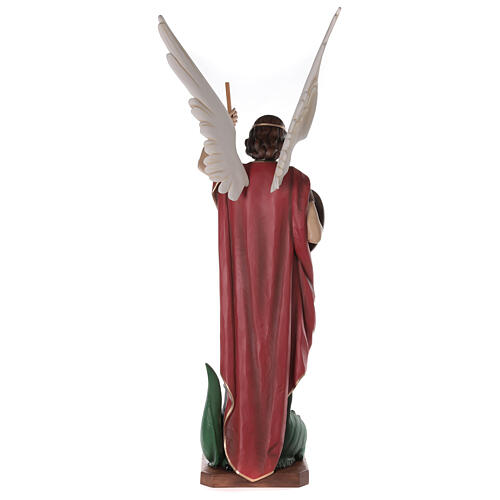 Saint Michel Archange fibre de verre peint 180cm 12
