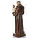 Saint Anthony of Padua, statue in coloured fiberglass, 130cm s3