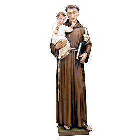 Saint Anthony of Padua statue in painted fiberglass, 160cm