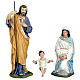 Classic Nativity scene statue in painted fiberglass, 100cm s1