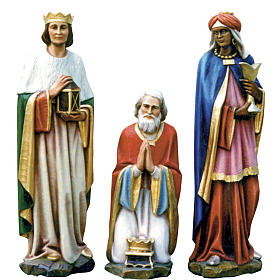 Three Wise Men, statue in painted fiberglass, 80cm