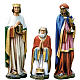 Three Wise Men, statue in painted fiberglass, 80cm s1