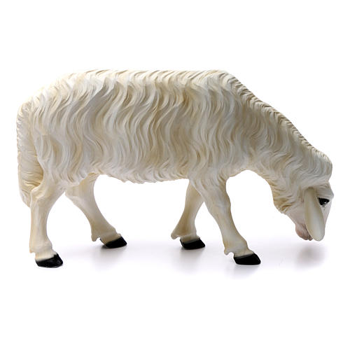 Deux moutons pour Nativité 80cm en fibre de verre 3