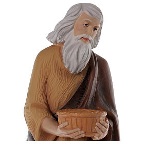 Pastore 80 cm presepe vetroresina dipinta