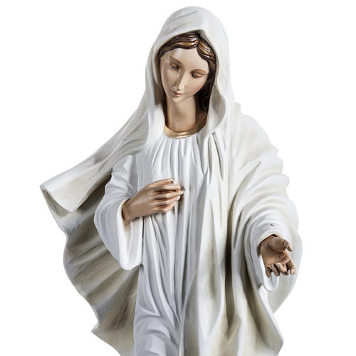 Notre-Dame de Medjugorje fibre de verre peinte 130cm 3