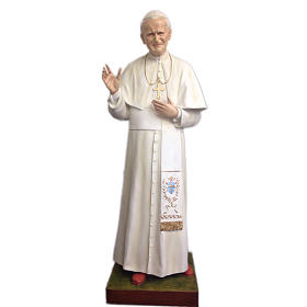John Paul II statue in painted fiberglass, 170cm