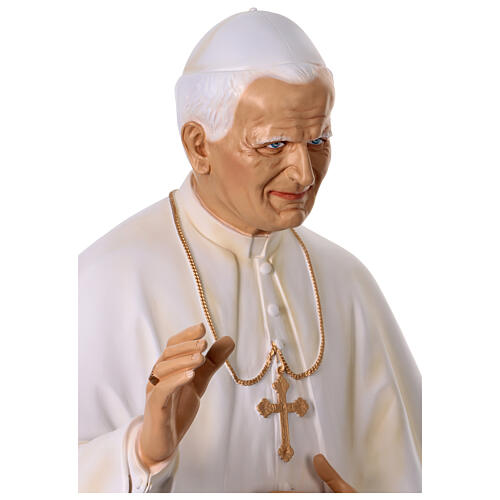 Jean Paul II en fibre de verre de 170cm 11