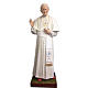 Jean Paul II en fibre de verre de 170cm s1