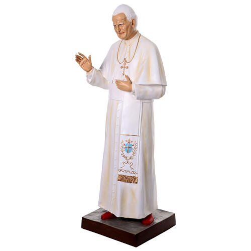 John Paul II statue in painted fiberglass, 170cm 4