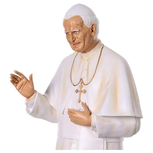 John Paul II statue in painted fiberglass, 170cm 5