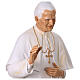 John Paul II statue in painted fiberglass, 170cm s9