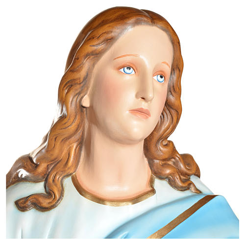 Heilige Jungfrau Maria 180cm Fiberglas 12