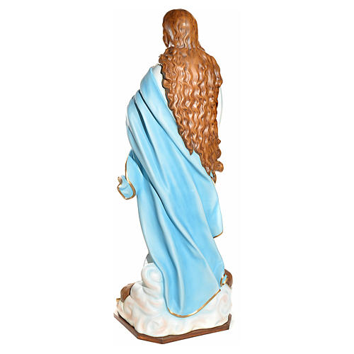 Statue Vierge de l'Assomption marie fibre de verre 180cm 4