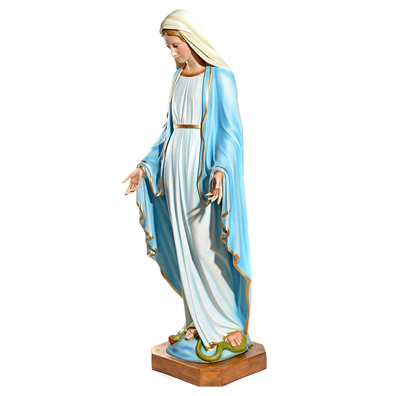 miniature virgin mary statue