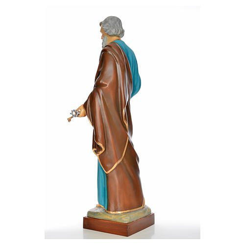 Saint Peter statue in painted fiberglass 3